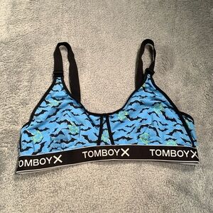 TomboyX Blue Bat Print bra 3x